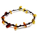 BRANSOLETKA Z BURSZTYNEM