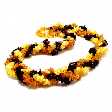 NASZYJNIK Z BURSZTYNU BAŁTYCKIEGO