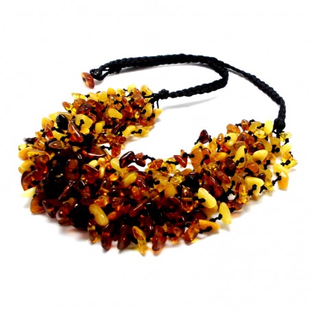 NASZYJNIK Z BURSZTYNU BAŁTYCKIEGO