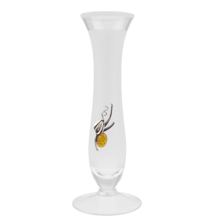 Wazon zdobiony srebrem