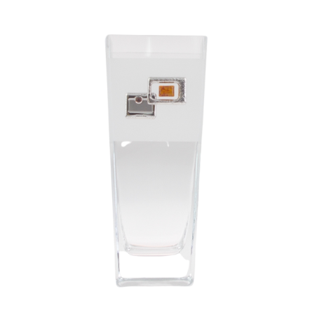 Wazon zdobiony srebrem 925 i bursztynem