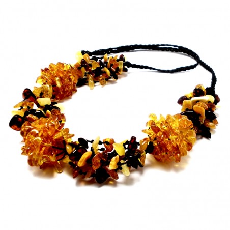 NASZYJNIK Z BURSZTYNU BAŁTYCKIEGO