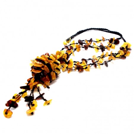 NASZYJNIK Z BURSZTYNU BAŁTYCKIEGO