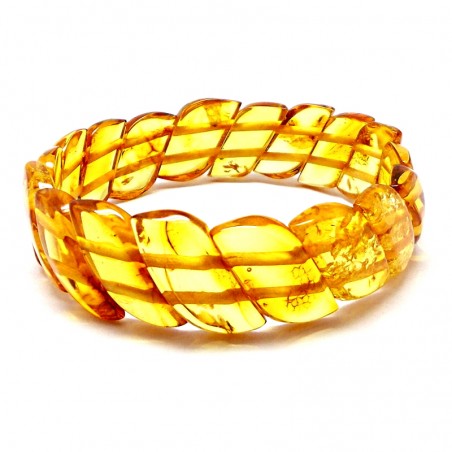 BRANSOLETKA Z BURSZTYNU BAŁTYCKIEGO