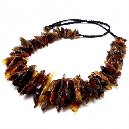 NASZYJNIK Z BURSZTYNU BAŁTYCKIEGO