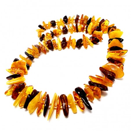 NASZYJNIK Z BURSZTYNU BAŁTYCKIEGO