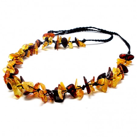 NASZYJNIK Z BURSZTYNU BAŁTYCKIEGO