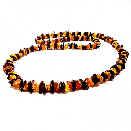 KORALE NASZYJNIK Z BURSZTYNU