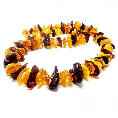 NASZYJNIK Z BURSZTYNU BAŁTYCKIEGO