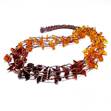 NASZYJNIK Z BURSZTYNU