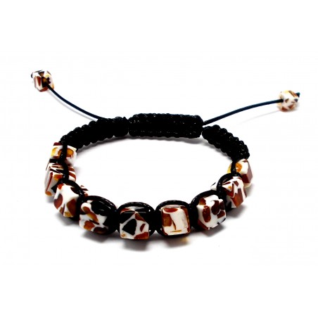 BRANSOLETKA Z BURSZTYNEM