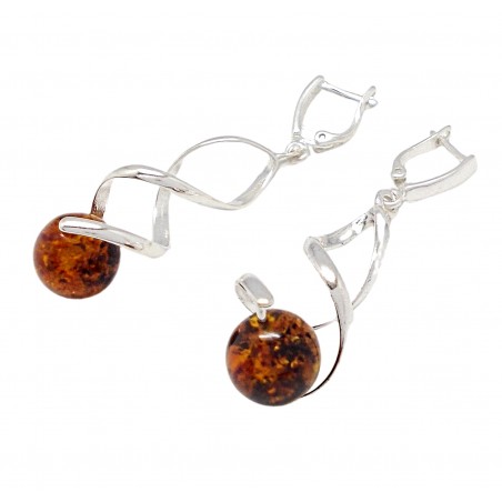 biżuteria z bursztynem