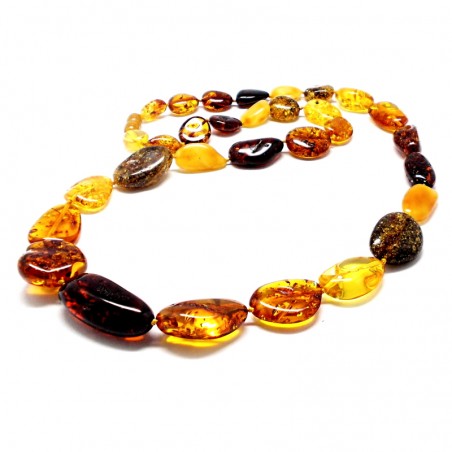 KORALE NASZYJNIK Z BURSZTYNU BAŁTYCKIEGO