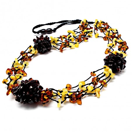 NASZYJNIK Z BURSZTYNU