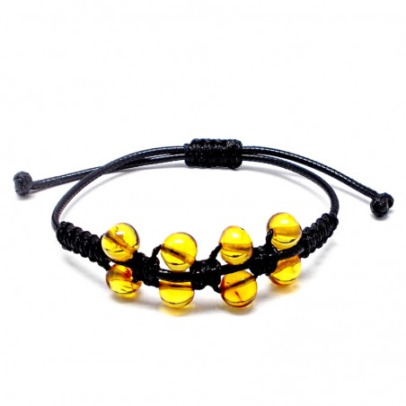 BRANSOLETKA Z BURSZTYNEM BAŁTYCKIM