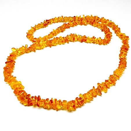 NASZYJNIK KORALE Z BURSZTYNU