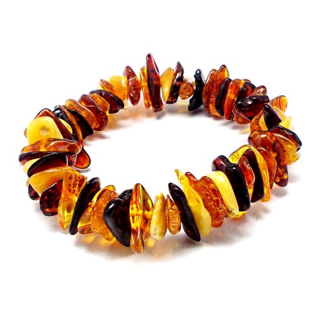BRANSOLETKA Z BURSZTYNU
