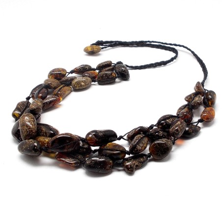 NASZYJNIK Z BURSZTYNEM