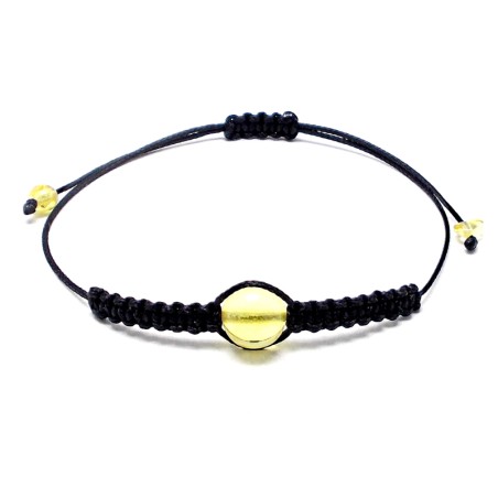 BRANSOLETKA Z BURSZTYNEM BAŁTYCKIM