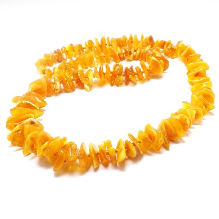 NASZYJNIK KORALE Z BURSZTYNU BAŁTYCKIEGO