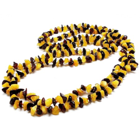 KORALE NASZYJNIK Z BURSZTYNU