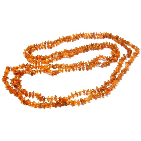 NASZYJNIK KORALE Z BURSZTYNU