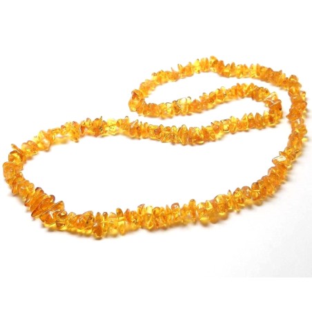 NASZYJNIK KORALE Z BURSZTYNU