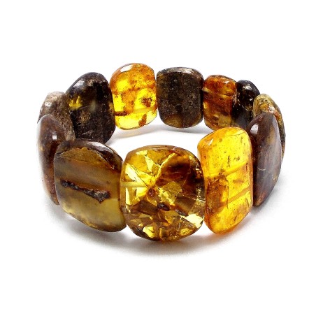 BRANSOLETKA Z BURSZTYNU