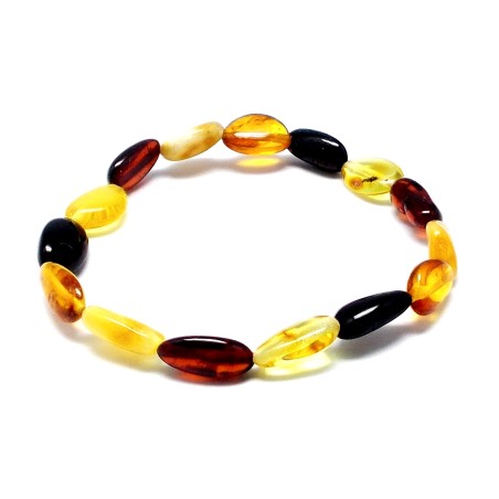 BRANSOLETKA Z BURSZTYNU
