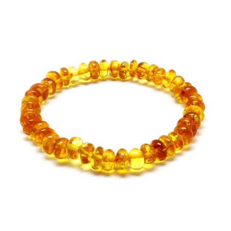 BRANSOLETKA Z BURSZTYNU BAŁTYCKIEGO