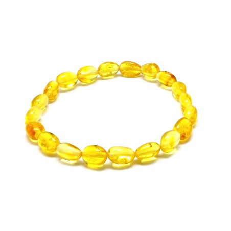Bransoletka z bursztynem