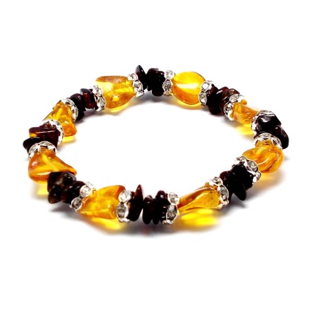 BRANSOLETKA Z BURSZTYNU BAŁTYCKIEGO