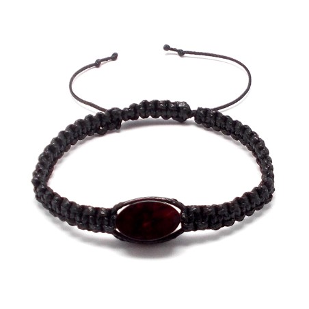 BRANSOLETKA Z BURSZTYNEM