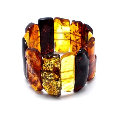 BRANSOLETKA Z BURSZTYNEM BAŁTYCKIM