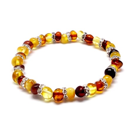 BRANSOLETKA Z BURSZTYNU BAŁTYCKIEGO