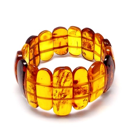 BRANSOLETKA Z BURSZTYNEM BAŁTYCKIM