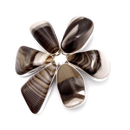 Biżuteria z krzemieniem pasiastym