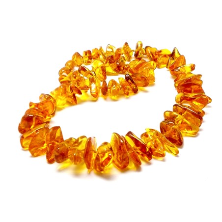 NASZYJNIK Z BURSZTYNU BAŁTYCKIEGO