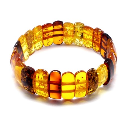 BRANSOLETKA Z BURSZTYNU BAŁTYCKIEGO