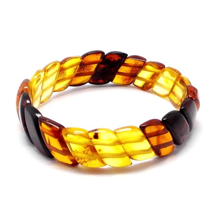 BRANSOLETKA Z BURSZTYNU BAŁTYCKIEGO