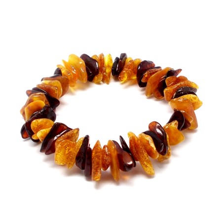 BRANSOLETKA Z BURSZTYNEM