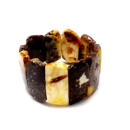 BRANSOLETKA Z BURSZTYNEM BAŁTYCKIM