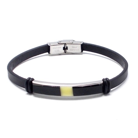 BRANSOLETKA Z BURSZTYNEM