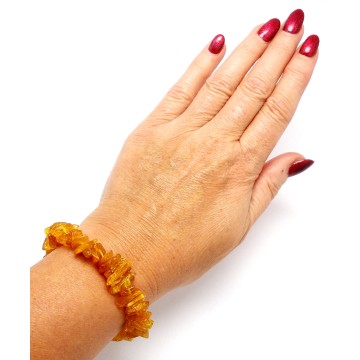 bransoletka z bursztynu