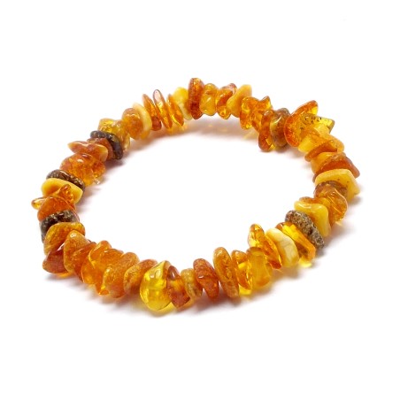BRANSOLETKA Z BURSZTYNU BAŁTYCKIEGO