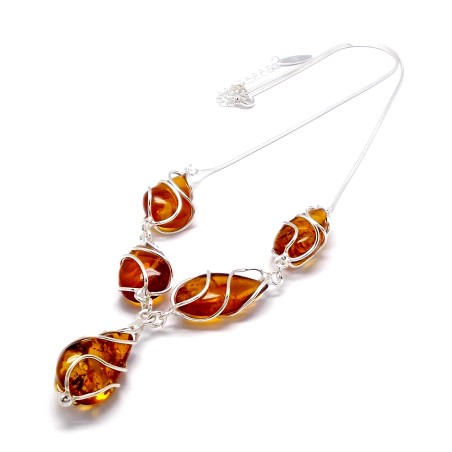 kolia-srebrna-biżuteria-srebrna-z-bursztynem