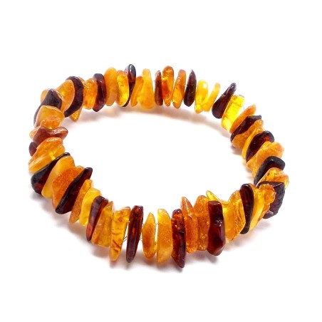 BRANSOLETKA Z BURSZTYNEM BAŁTYCKIM