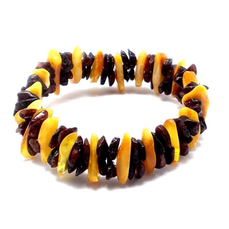 BRANSOLETKA Z BURSZTYNU