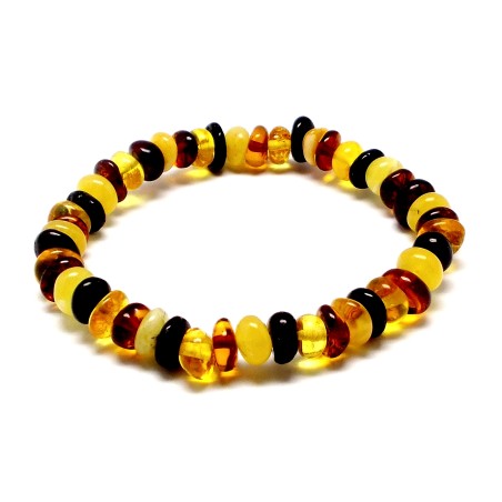 BRANSOLETKA Z BURSZTYNU BAŁTYCKIEGO