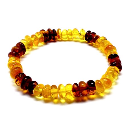 BRANSOLETKA Z BURSZTYNEM BAŁTYCKIM